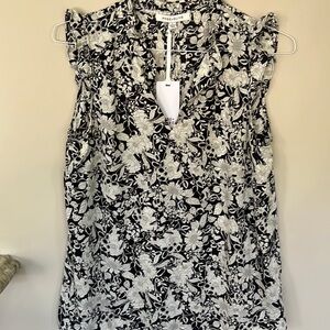 Rose + olive women’s shell tank top large